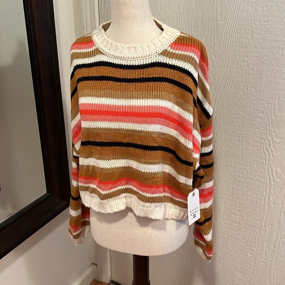 NWT Billabong Striped Sweater - Picture 8 of 10